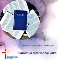 Pamiatka reformácie 2025- Pastiersky list Zboru biskupov ECAV