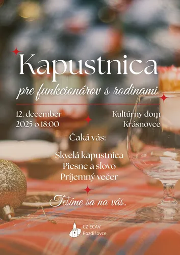 Kapustnica pre presbyterov s rodinami 2025