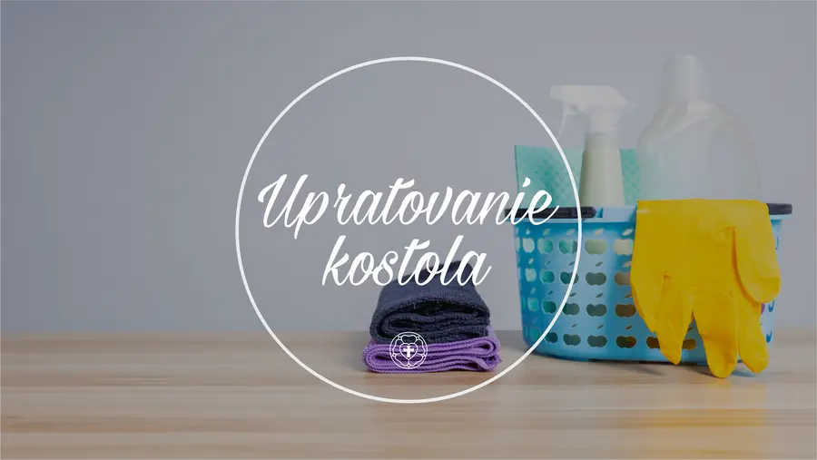 Upratovanie kostola - september
